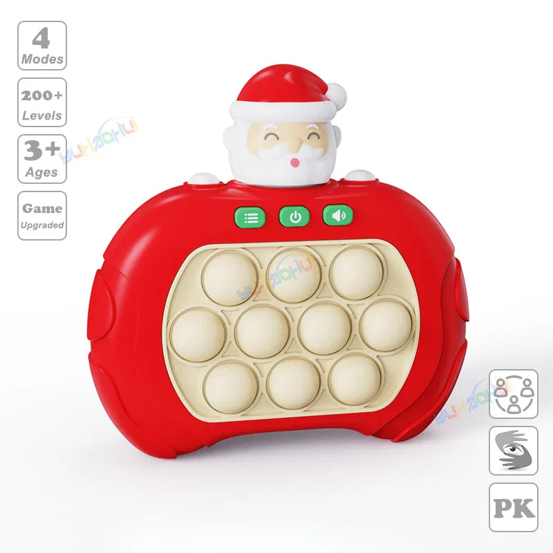 Bear Design Fast Push Retro Game Console, Speed Pushing Game For Kids, Educational Sensory Fidget Toy, Fun Gift for Adult and Child Fidget Toys Christmas